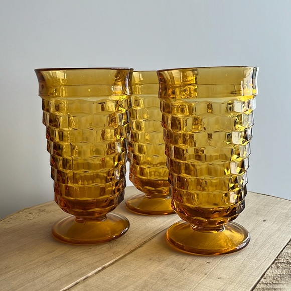 green wine glass Handblown Green Stemless Wine Glasses, Set of 2 main image 1
